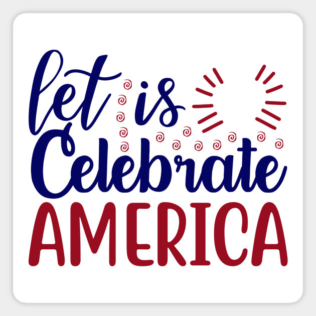 Is Celebrate America Magnet by Saldi